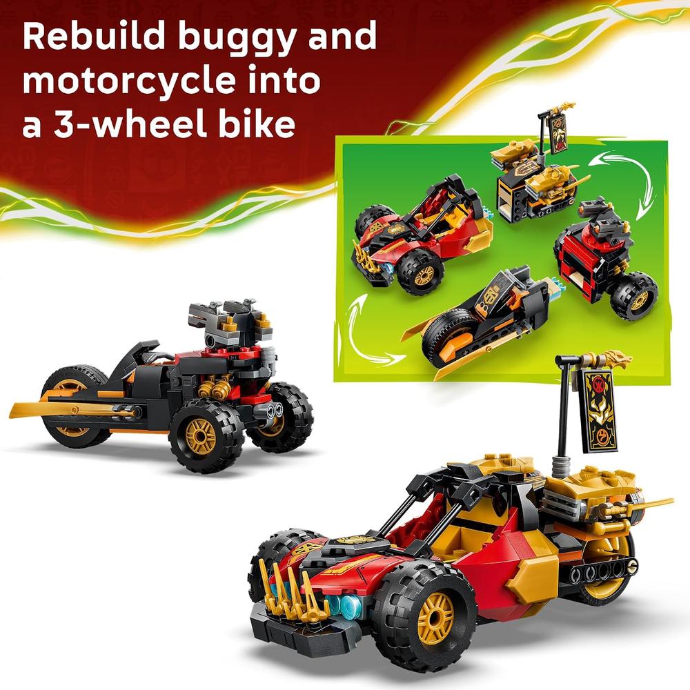 LEGO VEHÍCULOS COMBINABLES DE KAI Y COLE NINJAGO 71864 - 3