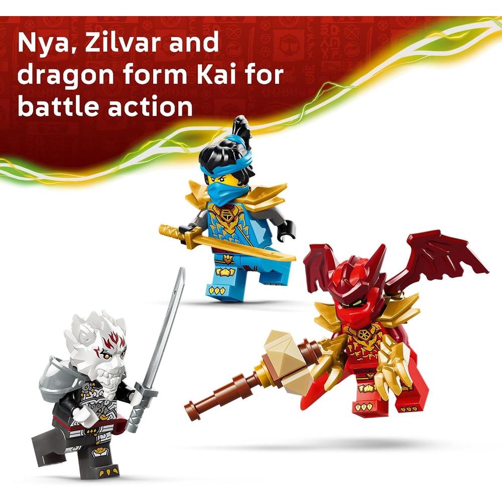 LEGO ZILVAR Y GRIMTAK LA BESTIA DRAGÓN NINJAGO 71863 - 5