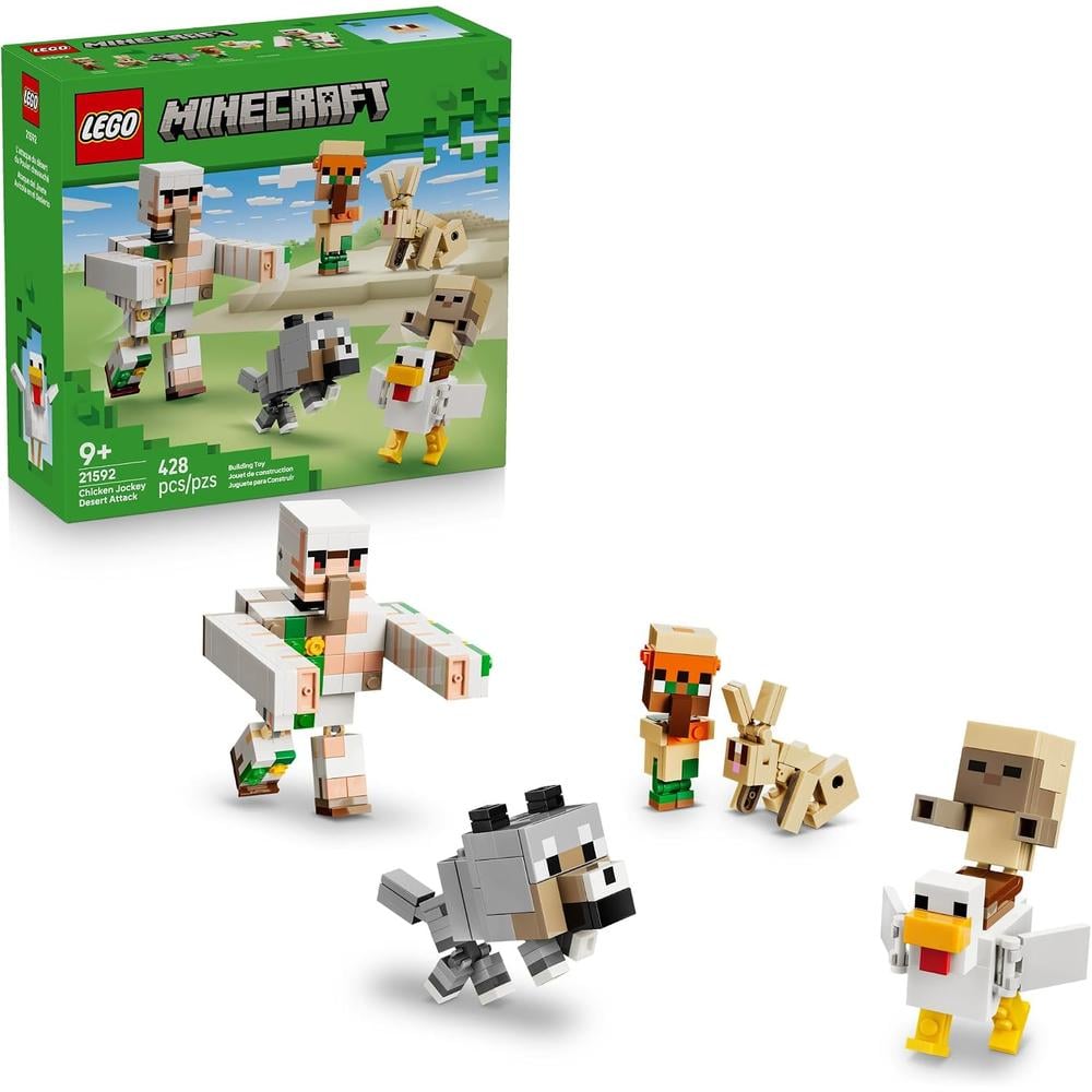 LEGO ATAQUE DEL CHICKEN JOCKEY EN EL DESIERTO MINECRAFT 21592 - 1
