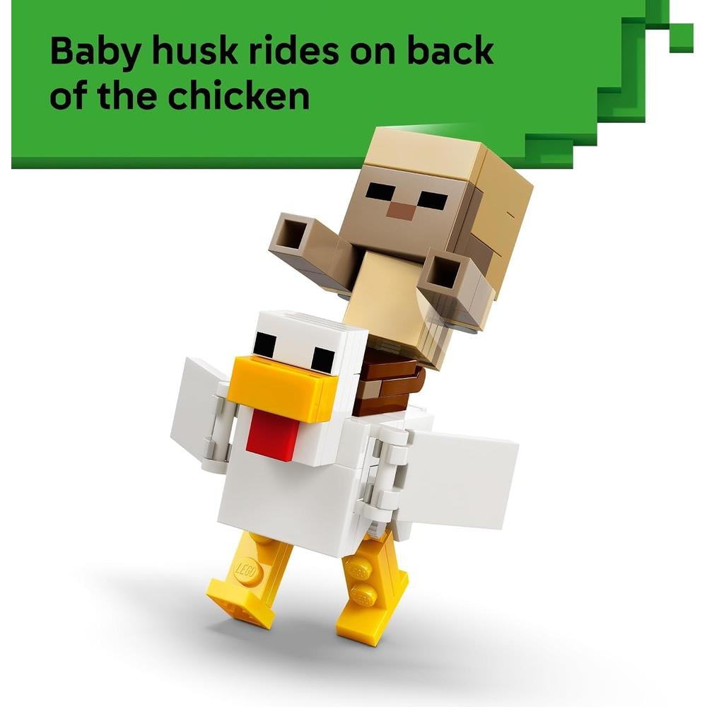 LEGO ATAQUE DEL CHICKEN JOCKEY EN EL DESIERTO MINECRAFT 21592 - 3