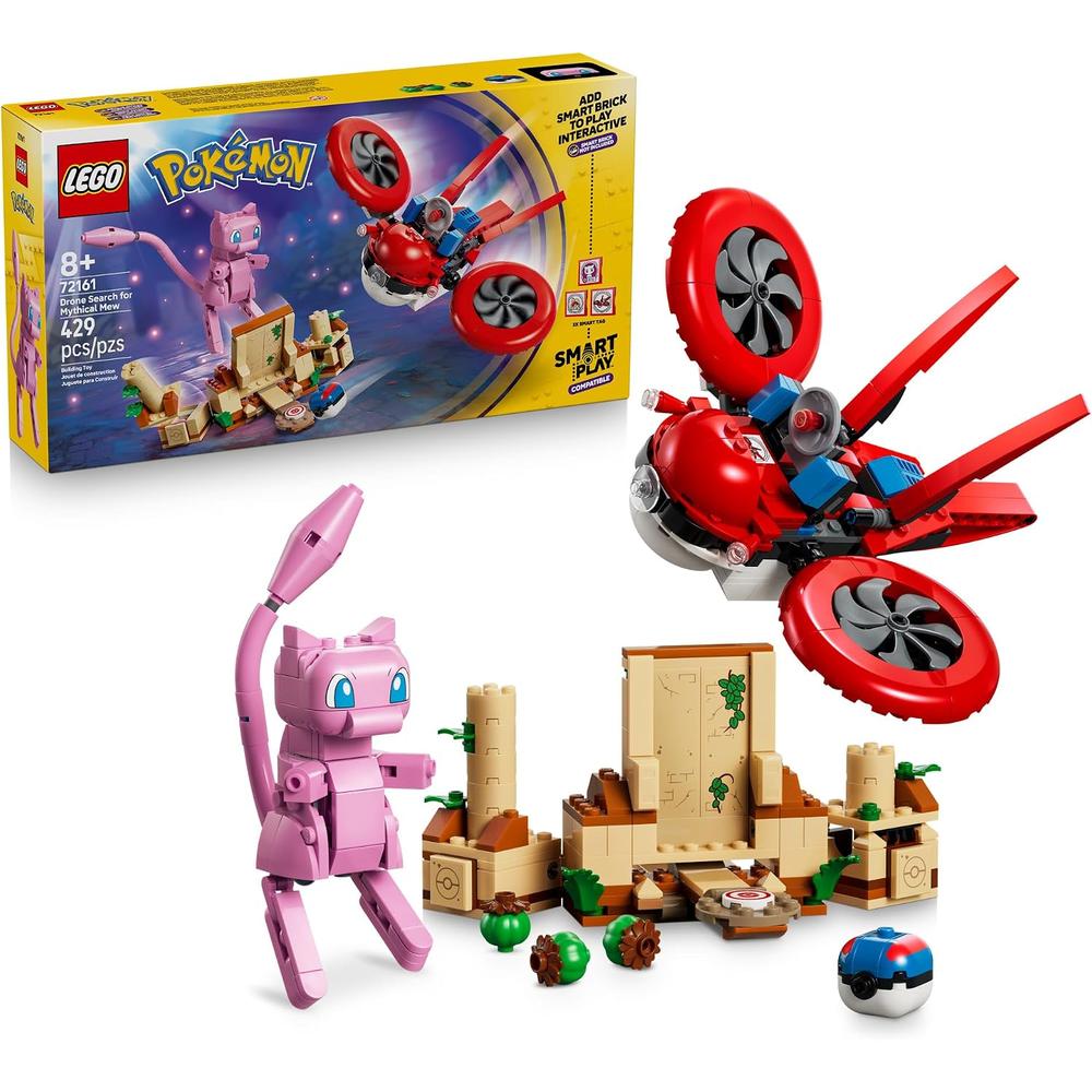 LEGO DRON BUSQUEDA DEL MÍTICO MEW POKÉMON SMART PLAY 72161 - 1