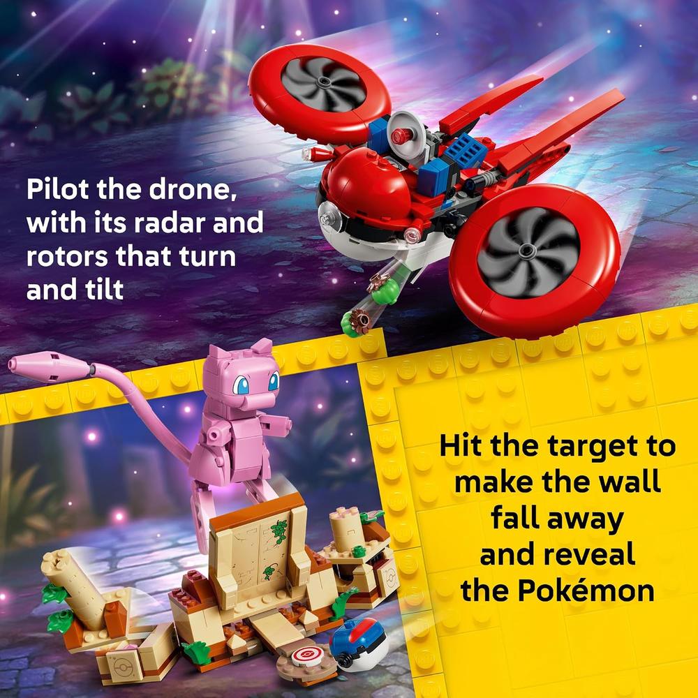LEGO DRON BUSQUEDA DEL MÍTICO MEW POKÉMON SMART PLAY 72161 - 3