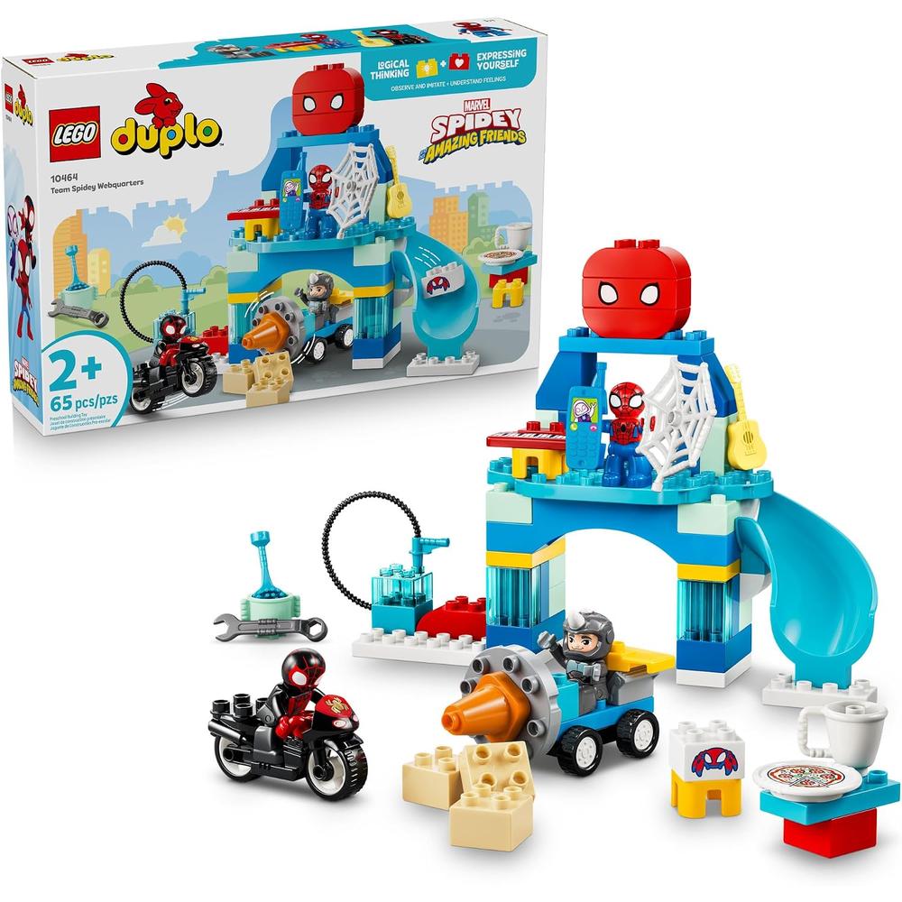LEGO CUARTEL DE TELARAÑAS DE TEAM SPIDEY MARVEL DUPLO 10464 - 1