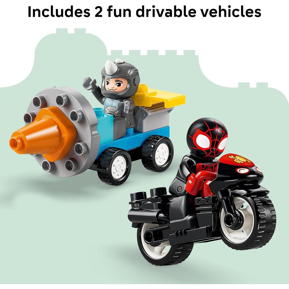 LEGO CUARTEL DE TELARAÑAS DE TEAM SPIDEY MARVEL DUPLO 10464 - 5