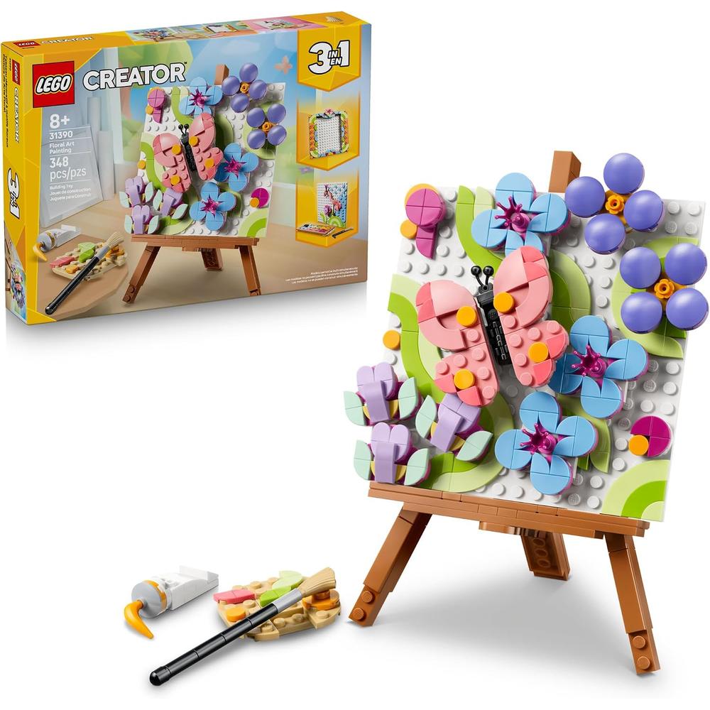 LEGO CUADRO DECORATIVO DE ARTE FLORAL CREATOR 3 IN 1 31390 - 1