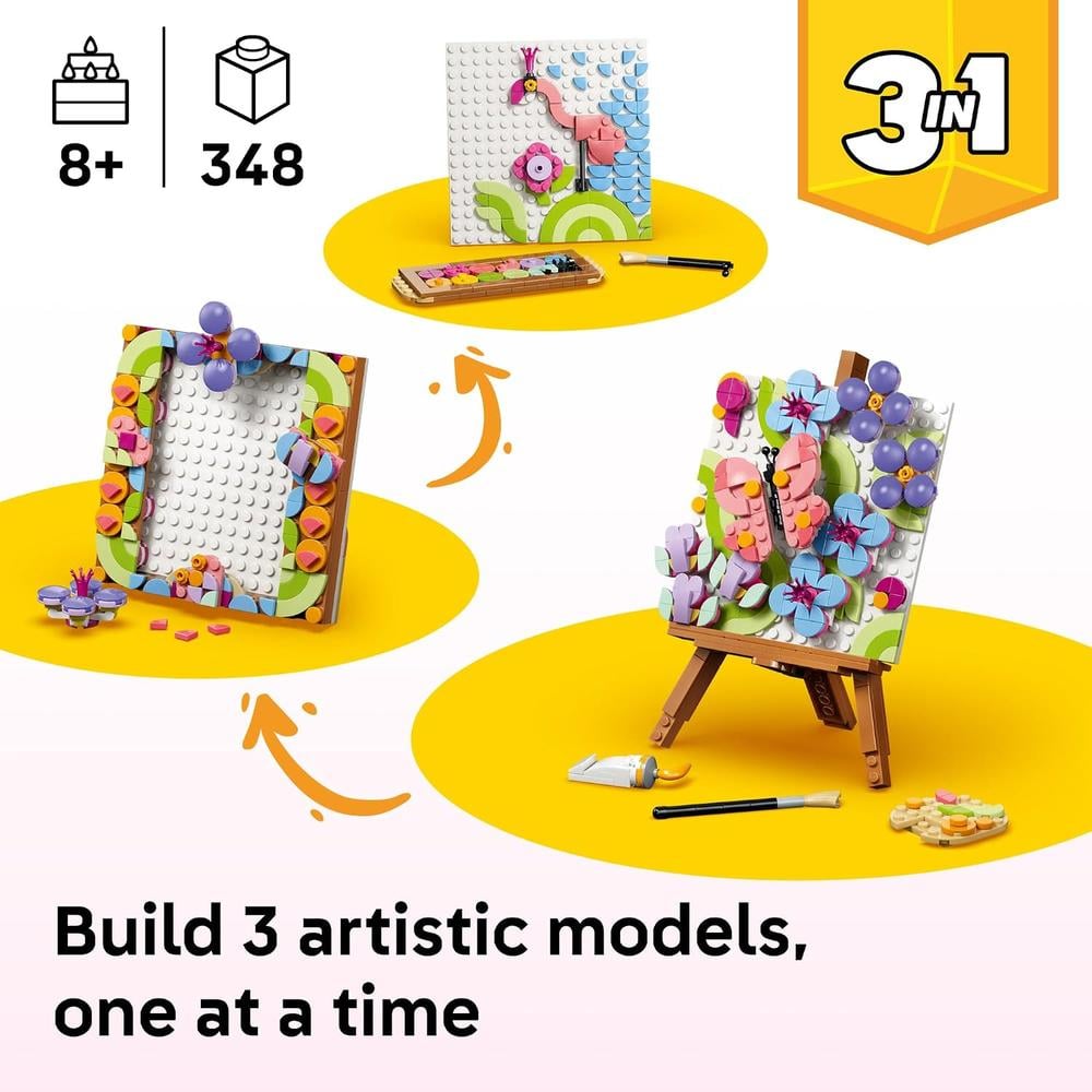 LEGO CUADRO DECORATIVO DE ARTE FLORAL CREATOR 3 IN 1 31390 - 2
