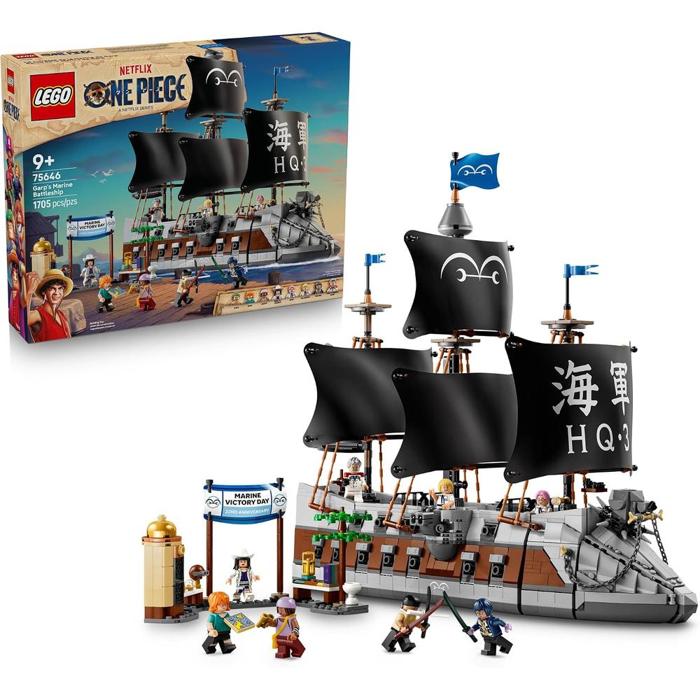 LEGO BUQUE DE GUERRA DE LA MARINA DE GARP ONE PIECE 75646 - 1
