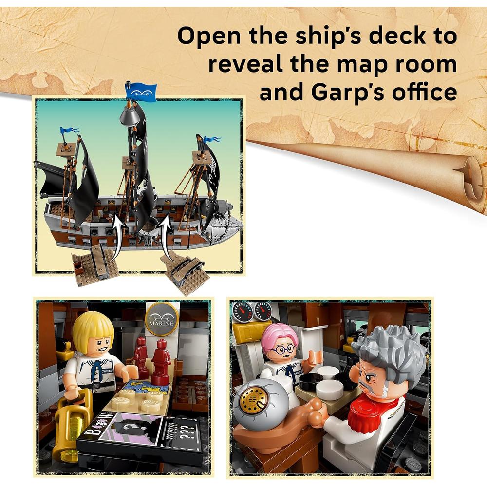 LEGO BUQUE DE GUERRA DE LA MARINA DE GARP ONE PIECE 75646 - 3