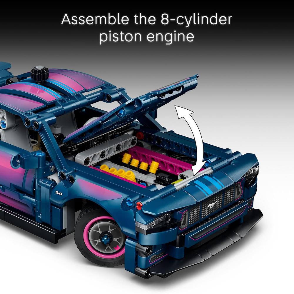 LEGO GARAJE PERSONALIZADO CON FORD MUSTANG GT TECHNIC 42236 - 4