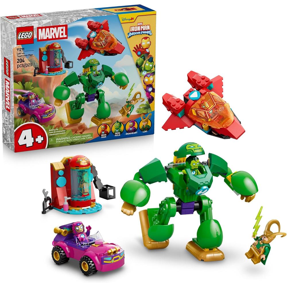LEGO LOKI CONTRA EL EQUIPO IRON MAN Y SUS INCREÍBLES AMIGOS MARVEL 11211 - 1