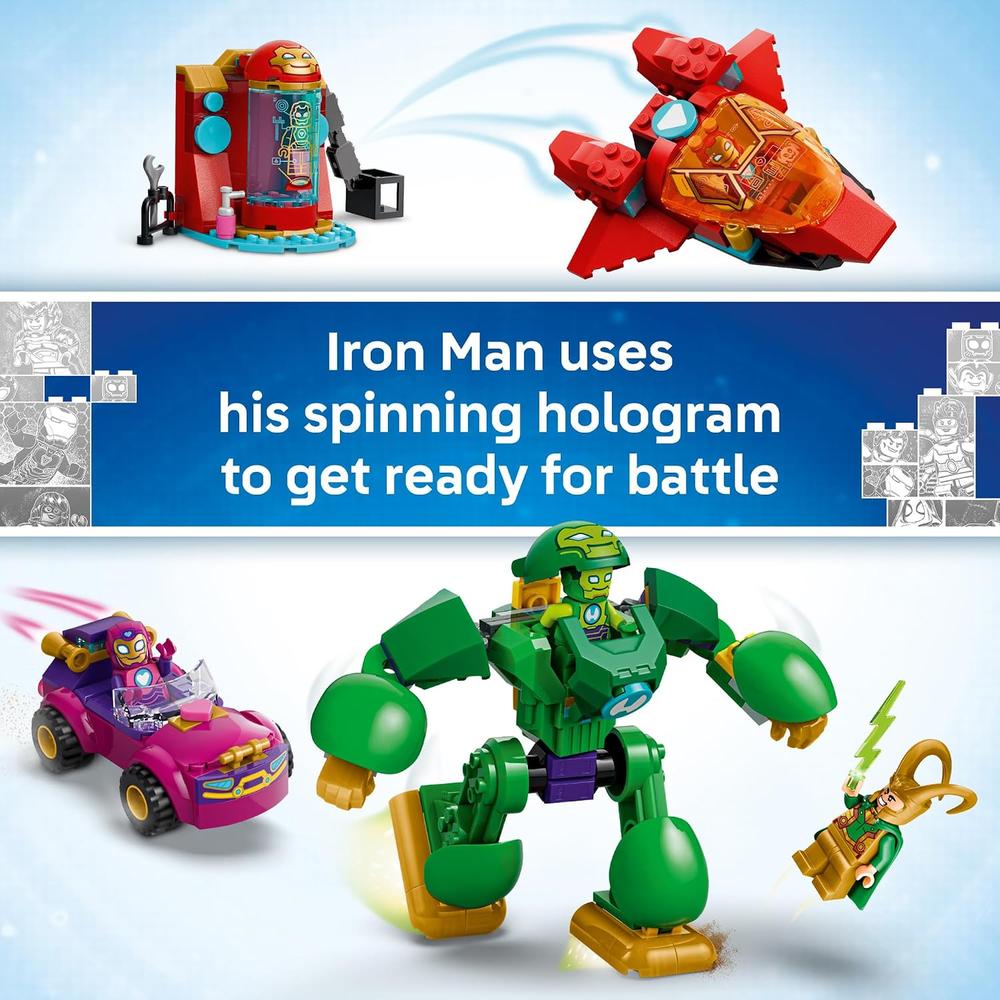 LEGO LOKI CONTRA EL EQUIPO IRON MAN Y SUS INCREÍBLES AMIGOS MARVEL 11211 - 6
