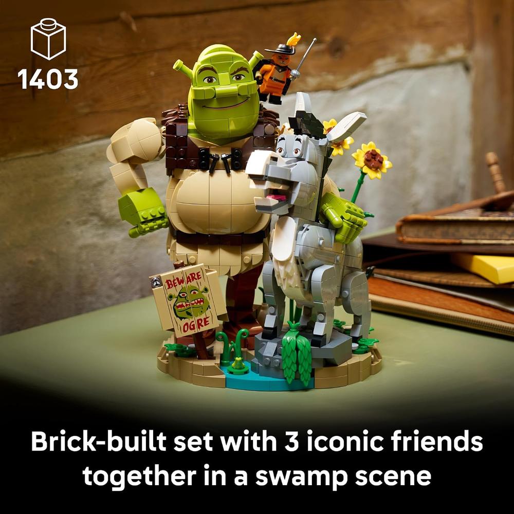 LEGO SHREK, BURRO Y GATO CON BOTAS SHREK 72423 - 3