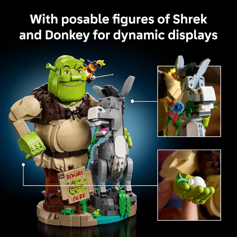 LEGO SHREK, BURRO Y GATO CON BOTAS SHREK 72423 - 4
