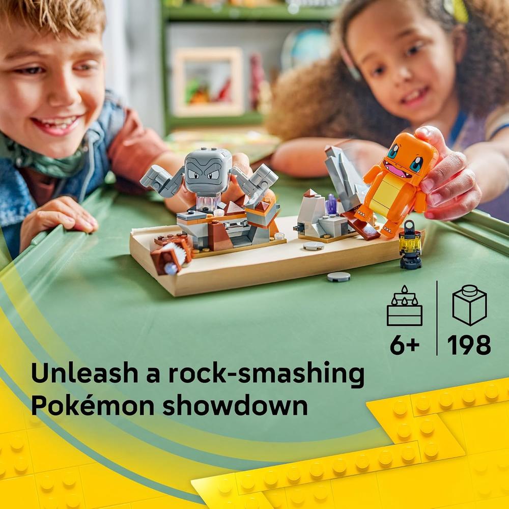 LEGO ENFRENTAMIENTO EN LA CAVERNA DE CHARMANDER Y GEODUDE POKÉMON SMART PLAY 72157 - 2
