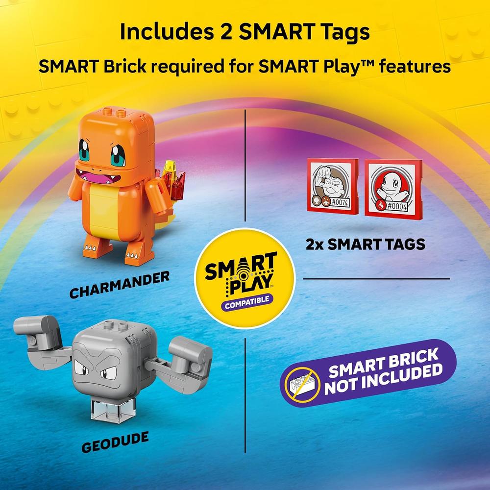LEGO ENFRENTAMIENTO EN LA CAVERNA DE CHARMANDER Y GEODUDE POKÉMON SMART PLAY 72157 - 4