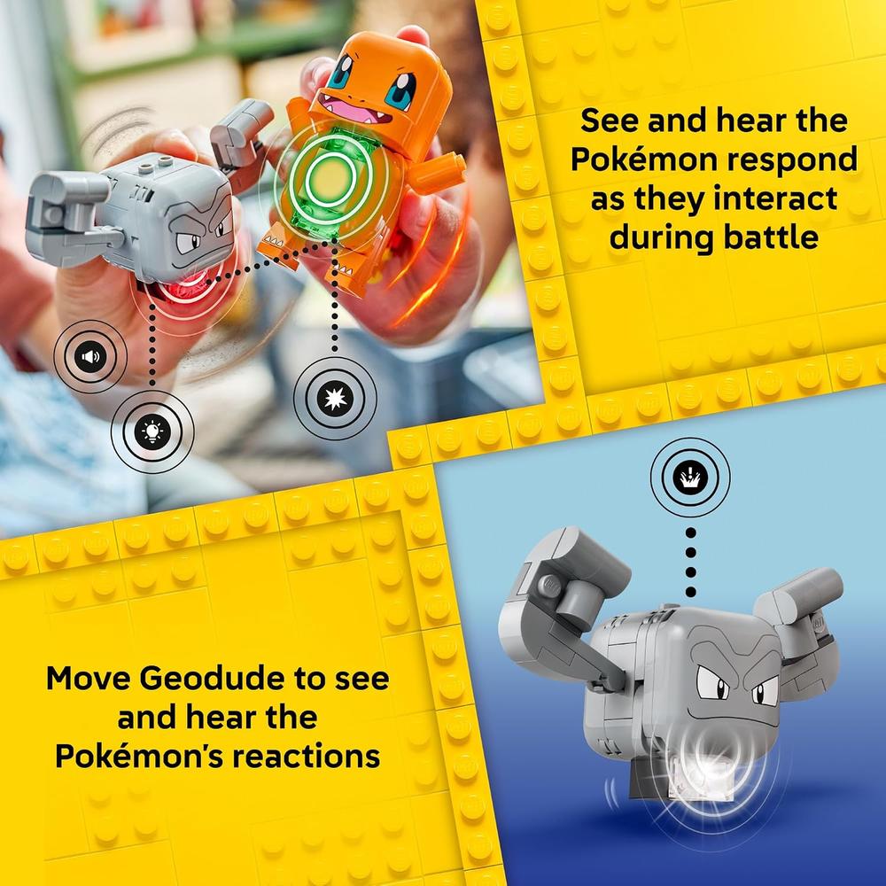 LEGO ENFRENTAMIENTO EN LA CAVERNA DE CHARMANDER Y GEODUDE POKÉMON SMART PLAY 72157 - 6
