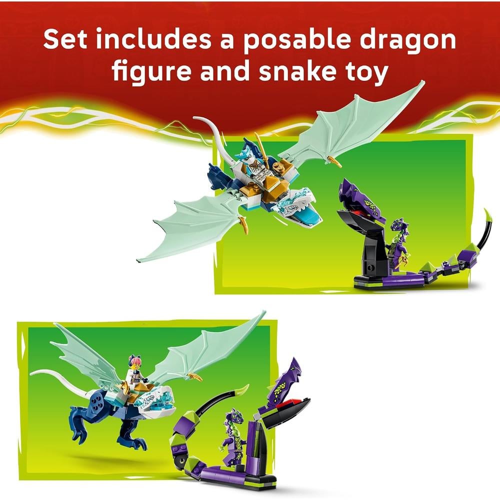 LEGO BATALLA DEL DRAGÓN DE HIELO DE ZANE NINJAGO 71865 - 5