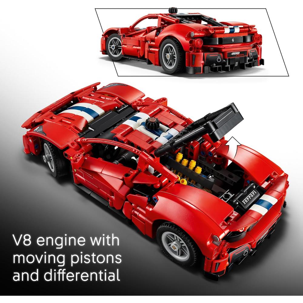 LEGO FERRARI 488 PISTA TECHNIC 42235 - 3