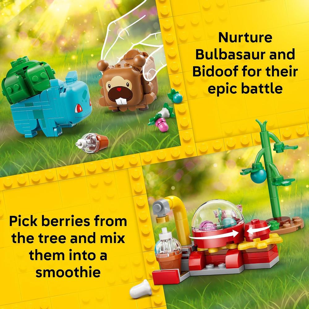 LEGO BERRY BASH CON BULBASAUR Y BIDOOF POKÉMON SMART PLAY 72155 - 3