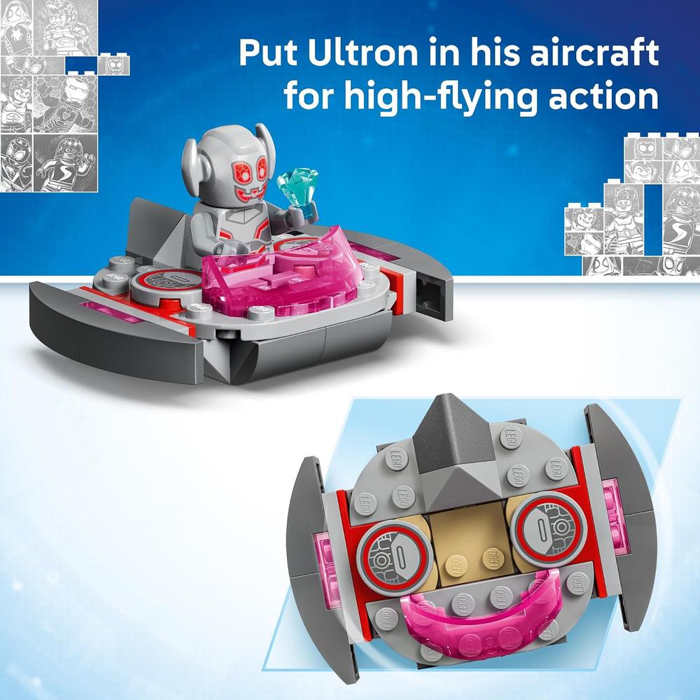 LEGO ULTRON CONTRA IRON MAN Y SUS INCREÍBLES AMIGOS MARVEL 11209 - 6