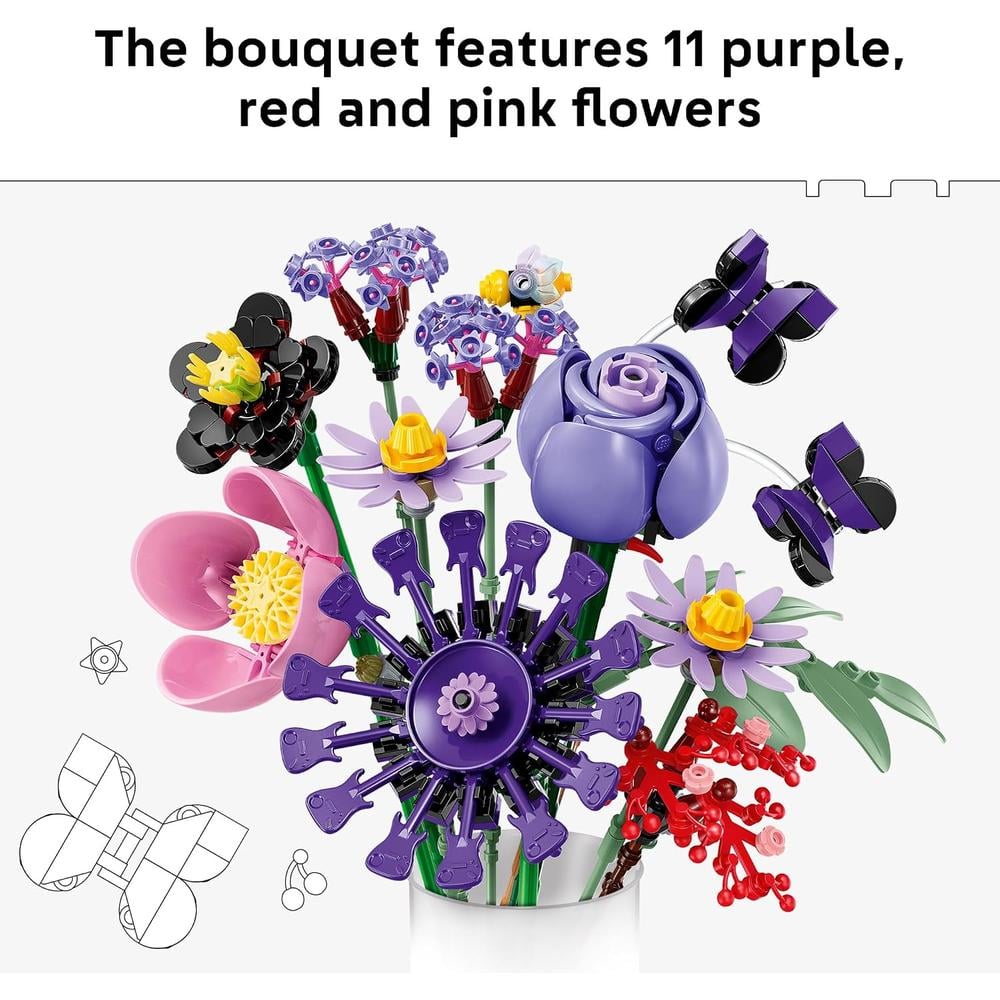 LEGO RAMO DE FLORES DE OLIVIA RODRIGO BOTANICALS 11507 - 3