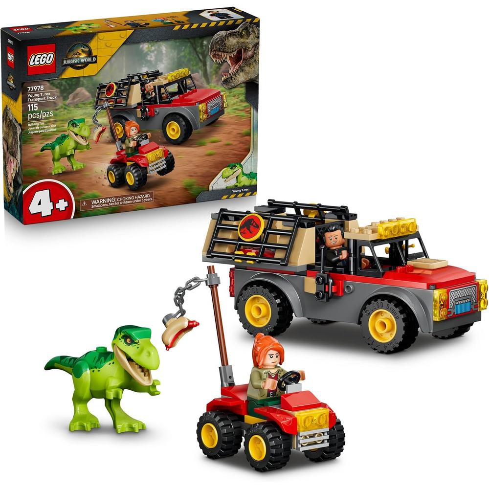 LEGO CAMIÓN DE TRANSPORTE DEL JOVEN T REX JURASSIC WORLD 77978 - 1