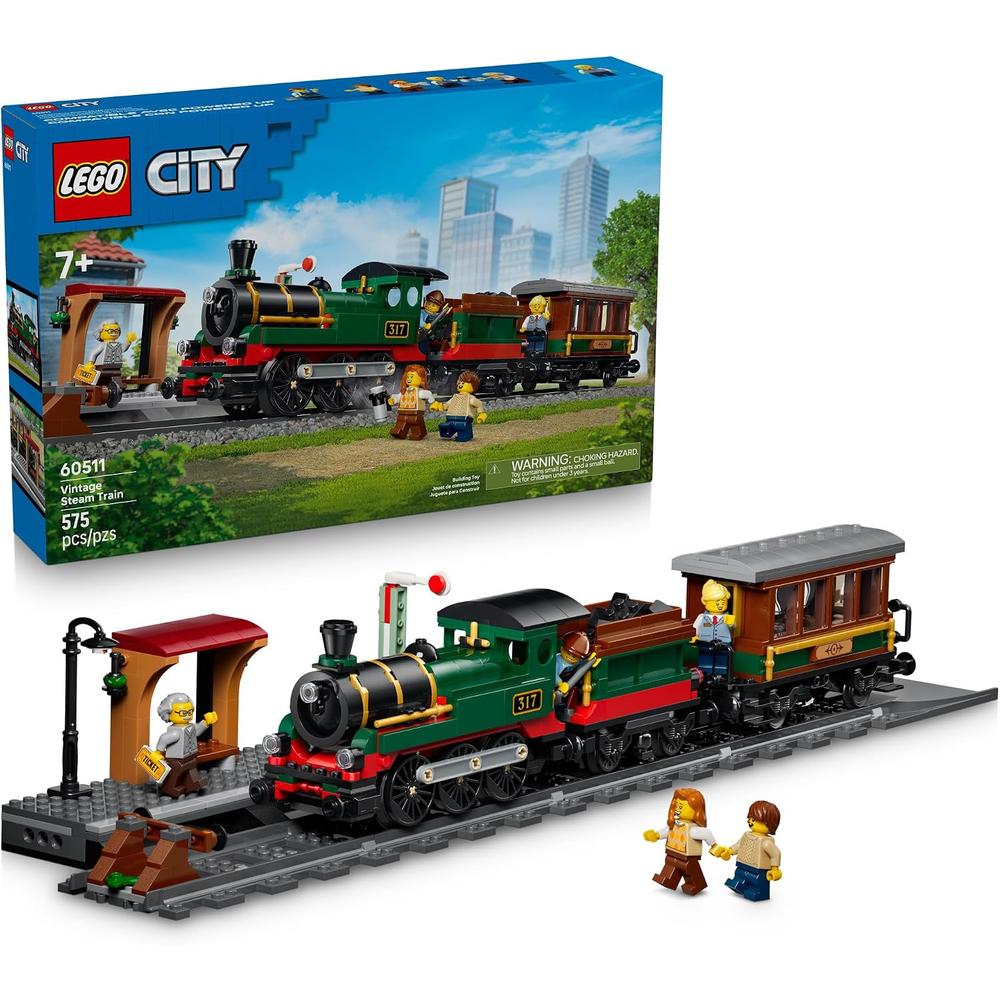 LEGO TREN DE VAPOR VINTAGE CITY 60511 - 1