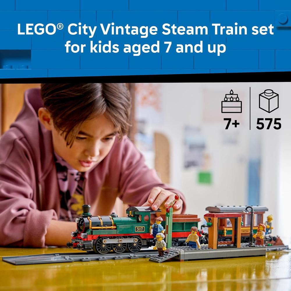 LEGO TREN DE VAPOR VINTAGE CITY 60511 - 2