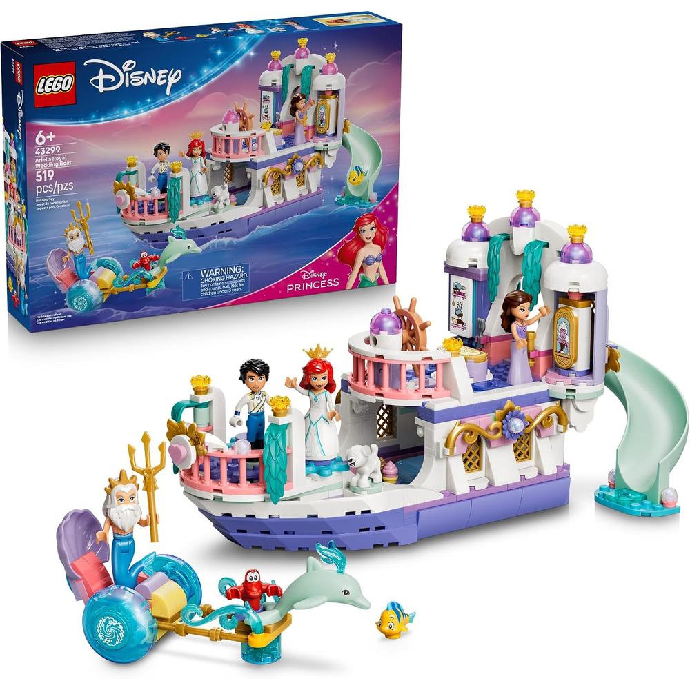 LEGO BARCO DE BODA REAL DE ARIEL DISNEY PRINCESS 43299 - 1