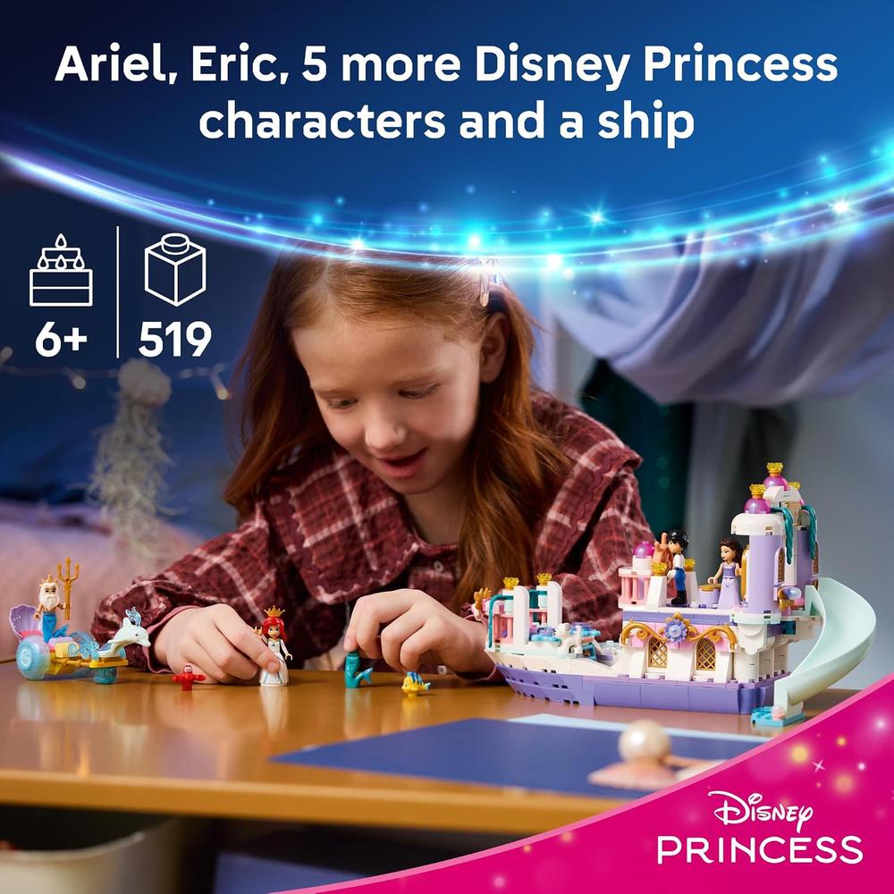 LEGO BARCO DE BODA REAL DE ARIEL DISNEY PRINCESS 43299 - 2