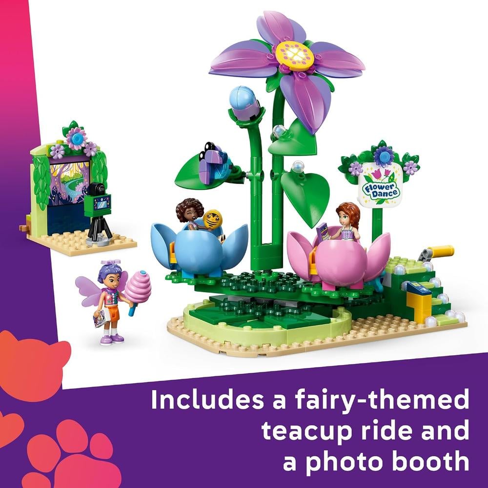 LEGO ATRACCIÓN DE TAZAS DE TÉ GIRATORIAS CON FLORES Y HADAS FRIENDS 42702 - 3