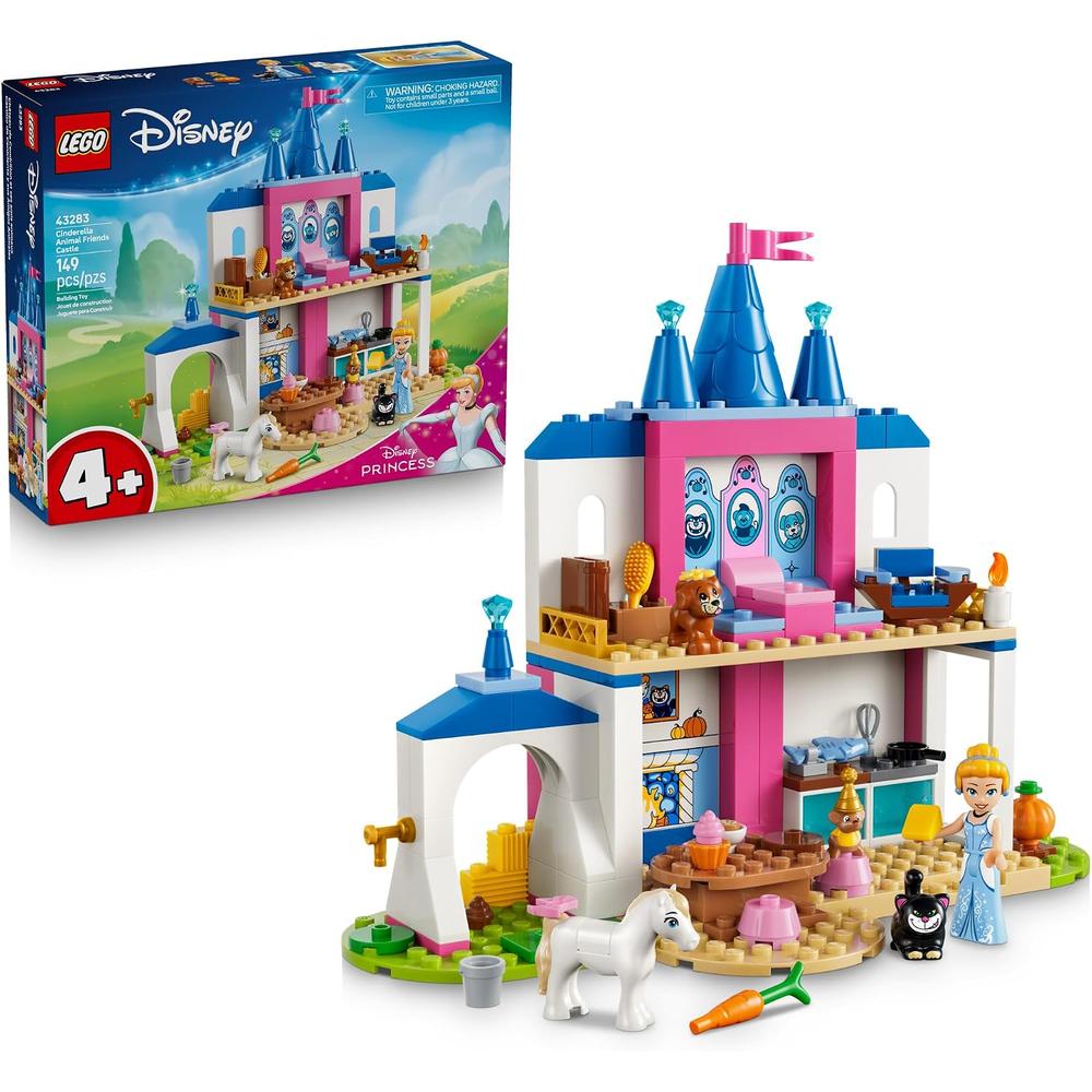 LEGO CASTILLO DE CENICIENTA Y SUS AMIGOS ANIMALES DISNEY PRINCESS 43283 - 1