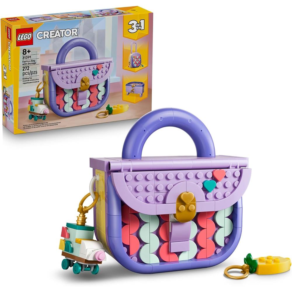 LEGO BOLSO DE ARTE Y MODA CON ALMACENAMIENTO CREATOR 3 IN 1 31391 - 1