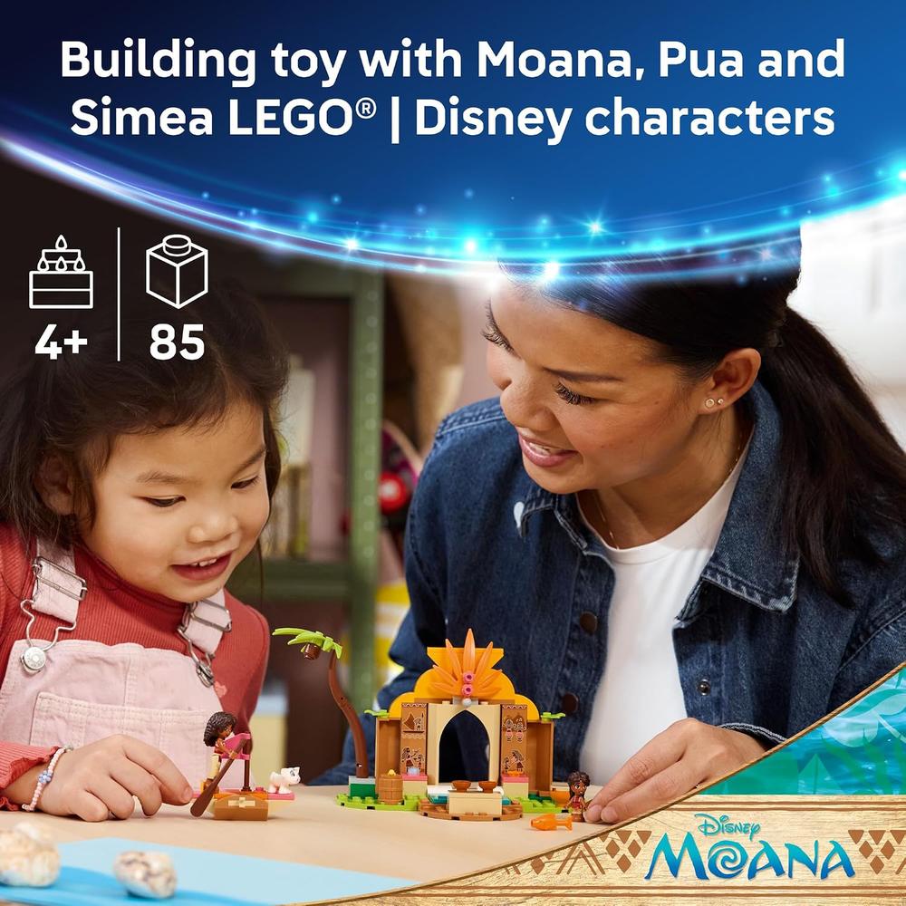 LEGO CASA Y BARCO DE LA ALDEA DE MOANA DISNEY 43282 - 2