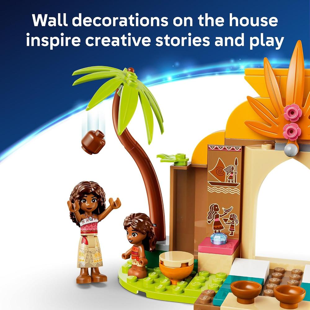 LEGO CASA Y BARCO DE LA ALDEA DE MOANA DISNEY 43282 - 6