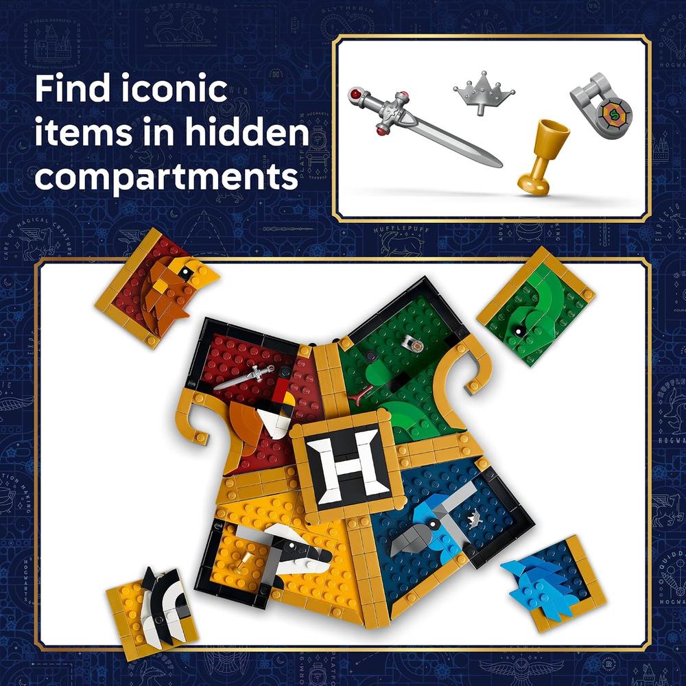 LEGO ESCUDO DE LA CASA DE HOGWARTS HARRY POTTER 76462 - 5