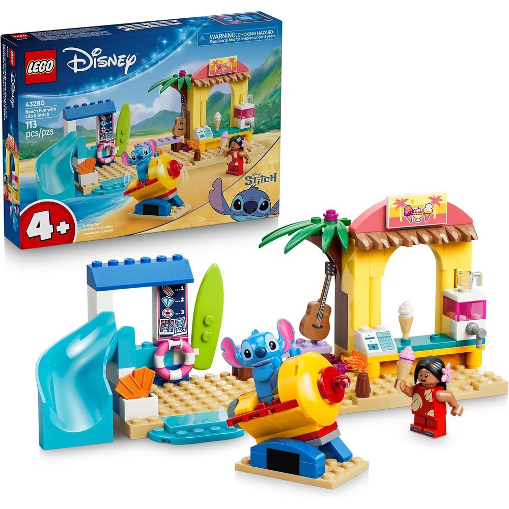 LEGO DIVERSIÓN EN LA PLAYA CON LILO Y STITCH DISNEY 43280 - 1