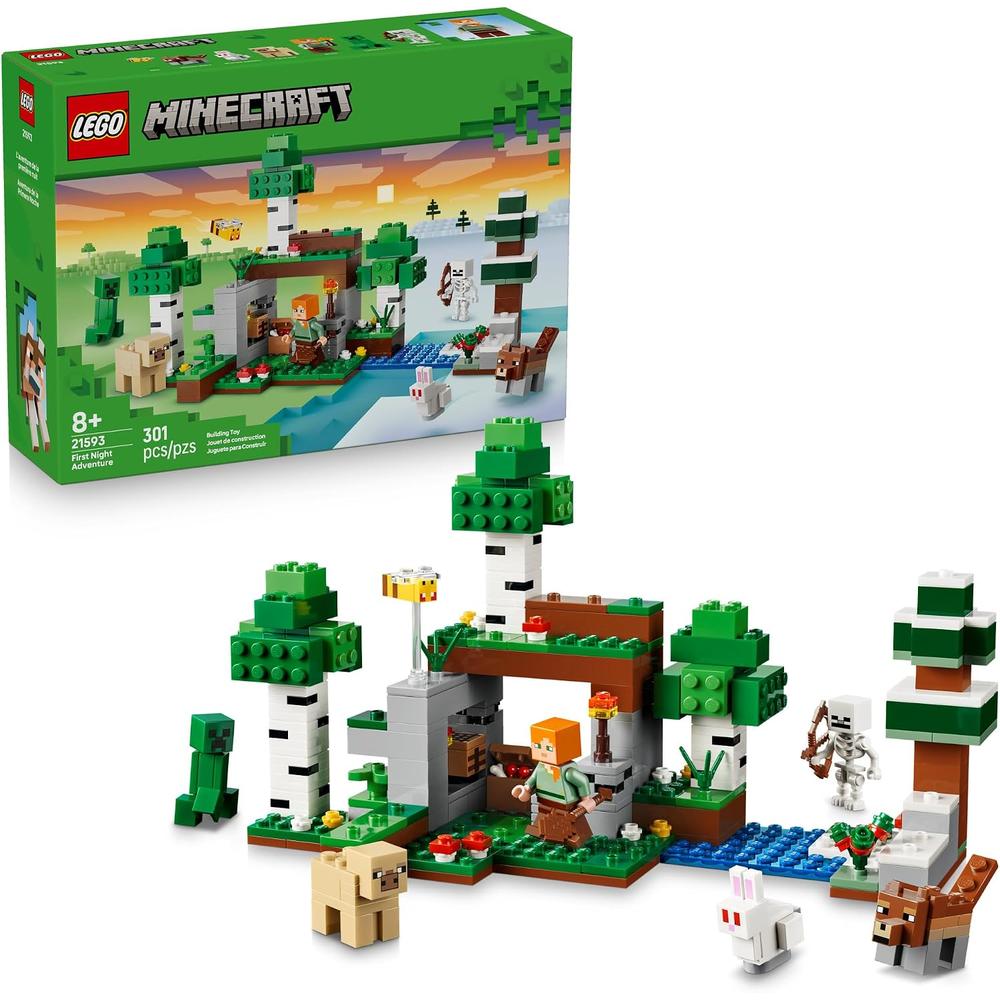 LEGO AVENTURA DE LA PRIMERA NOCHE MINECRAFT 21593 - 1