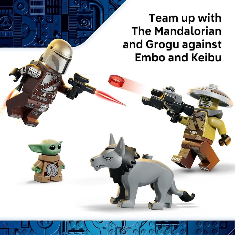 LEGO ENFRENTAMIENTO CON DROIDE CENTINELA DEL PALACIO HUTT STAR WARS 75451 - 5
