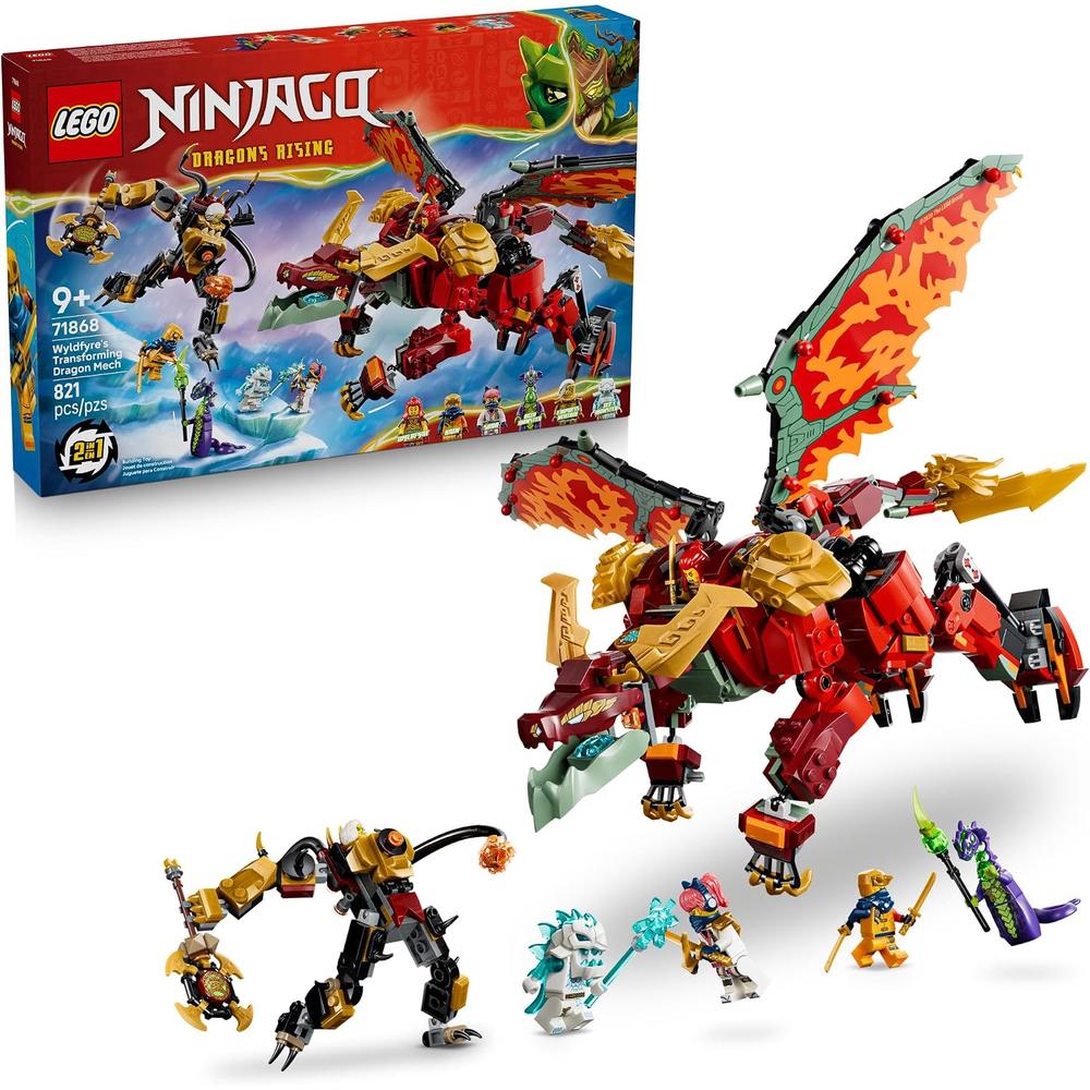 LEGO MECH DRAGÓN TRANSFORMABLE DE WYLDFYRE NINJAGO 71868 - 1