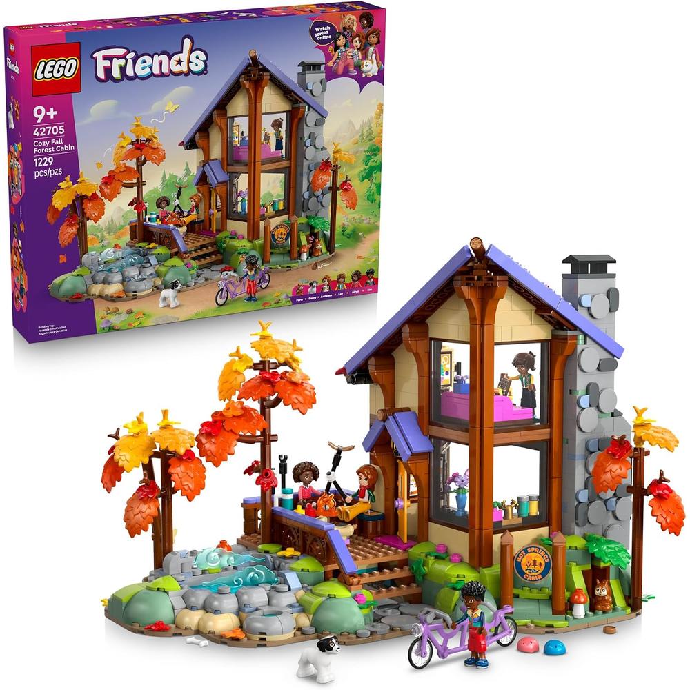 LEGO ACOGEDORA CABAÑA DEL BOSQUE OTOÑAL FRIENDS 42705 - 1