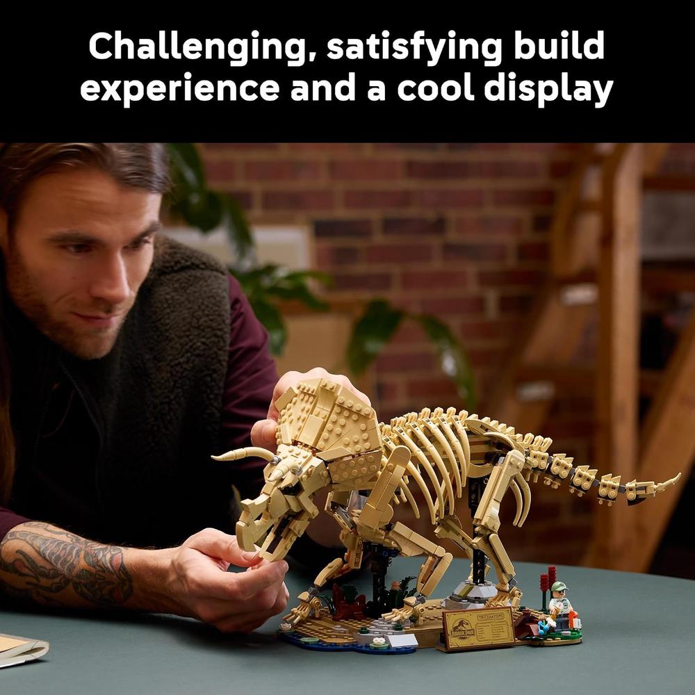 LEGO FÓSILES DE DINOSAURIOS TRICERATOPS JURASSIC WORLD 77985 - 3