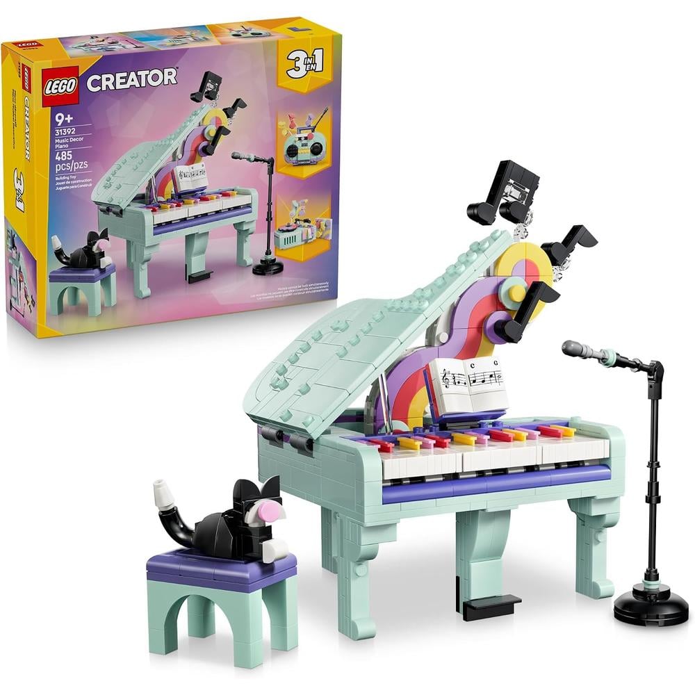 LEGO PIANO CON GATO DECORATIVO MUSICAL CREATOR 3 IN 1 31392 - 1