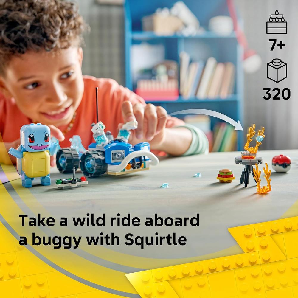LEGO AVENTURA EN BUGGY DEL ENTRENADOR CON SQUIRTLE POKÉMON SMART PLAY 72156 - 2