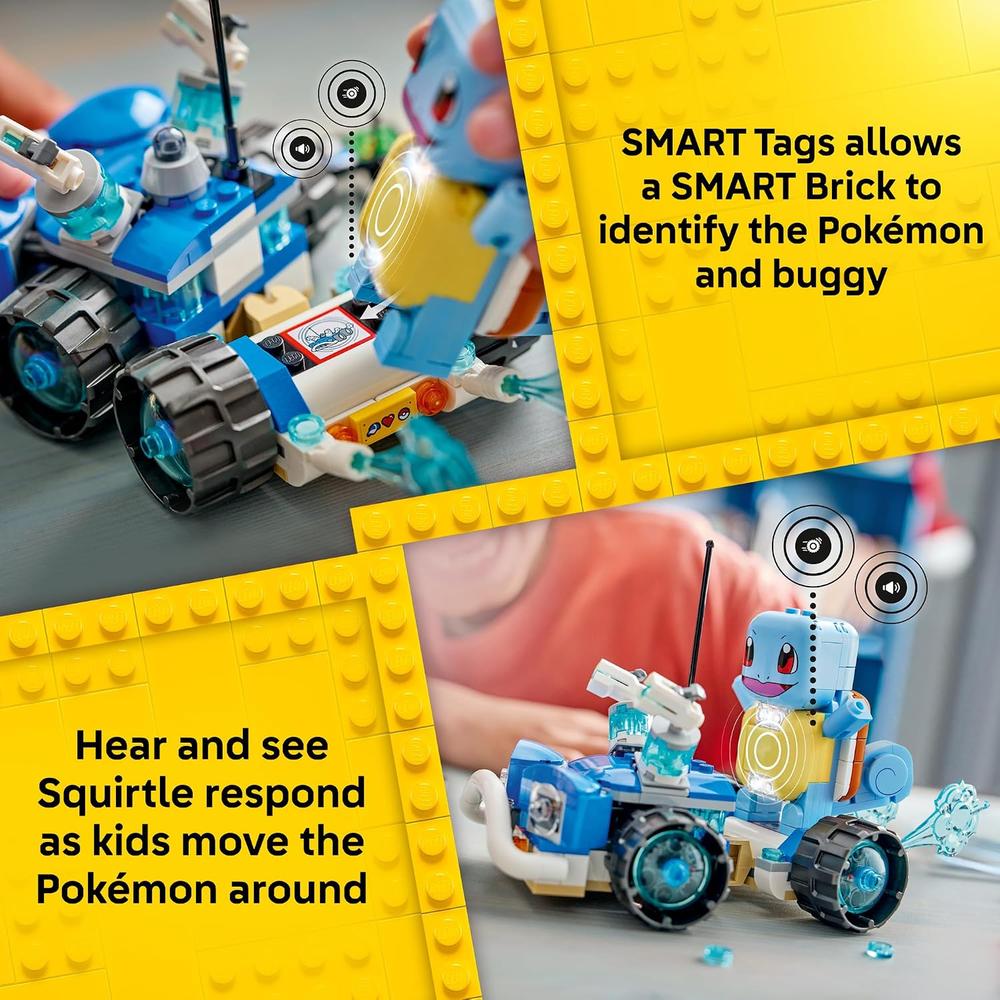LEGO AVENTURA EN BUGGY DEL ENTRENADOR CON SQUIRTLE POKÉMON SMART PLAY 72156 - 6