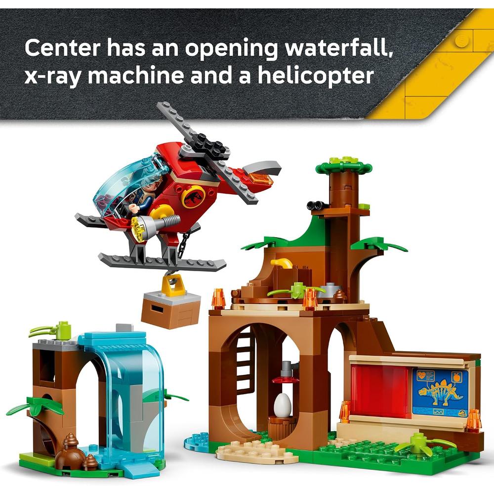 LEGO RESCATE DE VELOCIRAPTOR STEGOSAURUS Y PTERANODON JURASSIC WORLD 77981 - 5
