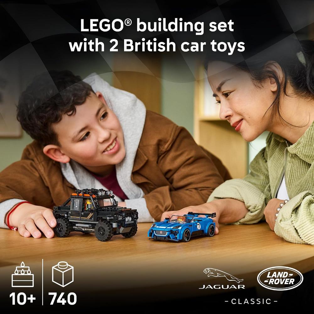 LEGO SPEED CHAMPIONS JAGUAR PROJECT 7 Y LAND ROVER DEFENDER 77264 - 2