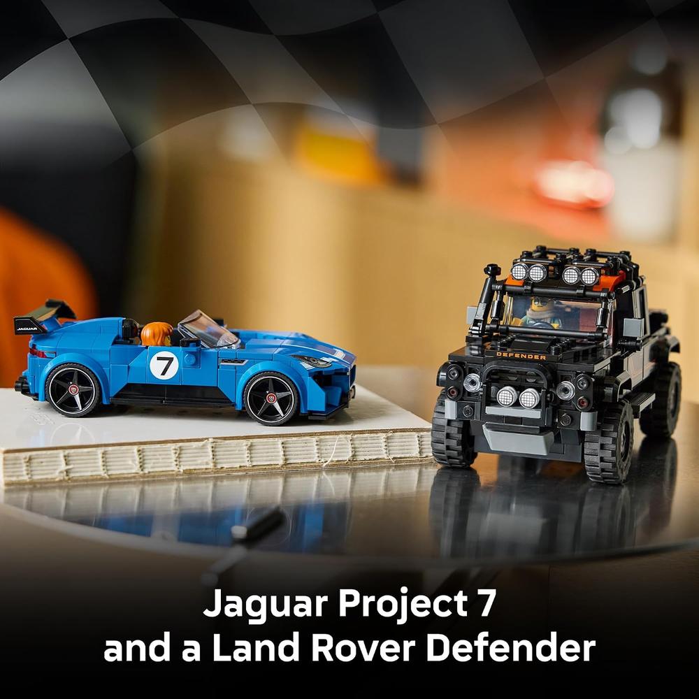 LEGO SPEED CHAMPIONS JAGUAR PROJECT 7 Y LAND ROVER DEFENDER 77264 - 3