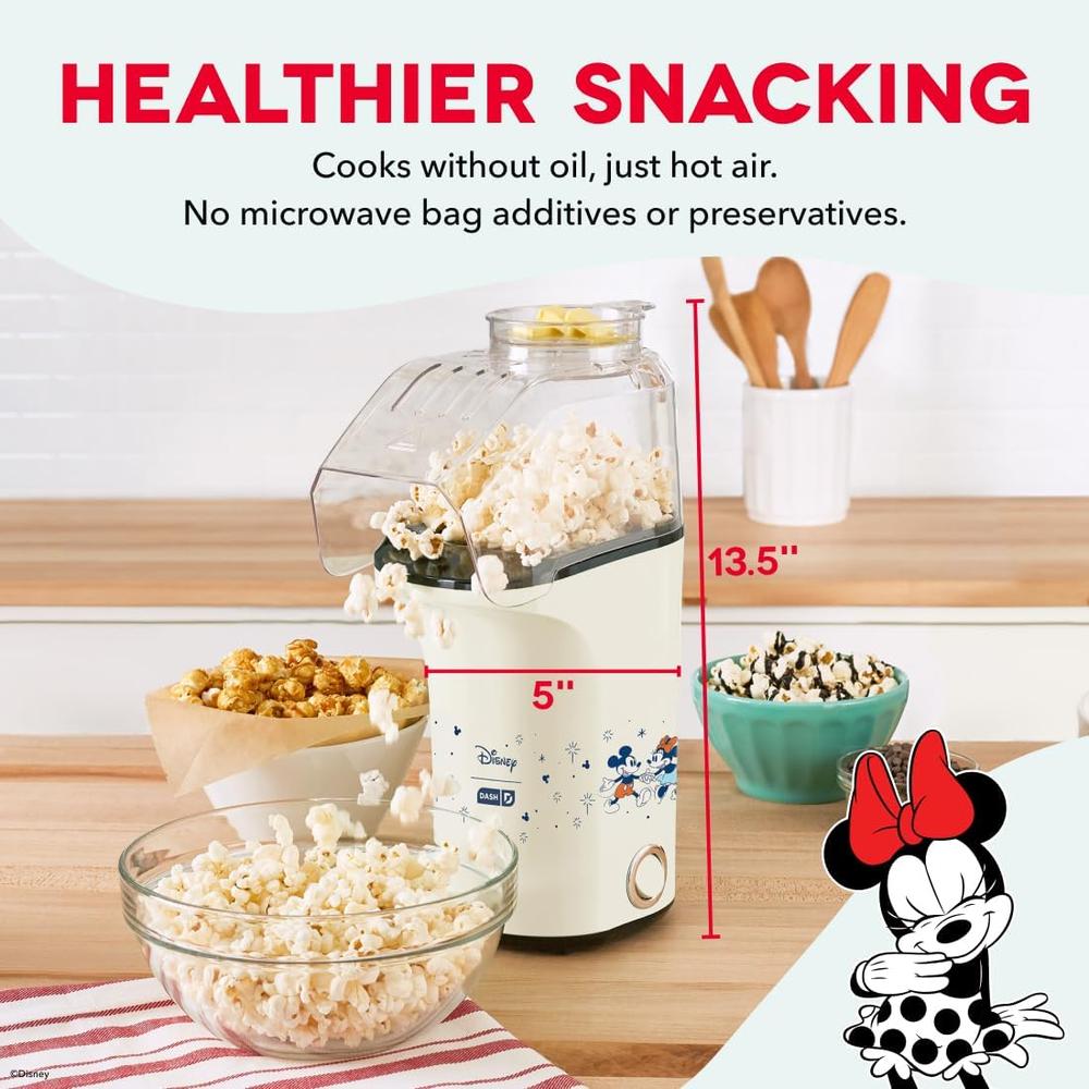 MÁQUINA DE PALOMITAS DISNEY DASH MICKEY Y MINNIE FRESH POP | 16 TAZAS - 2