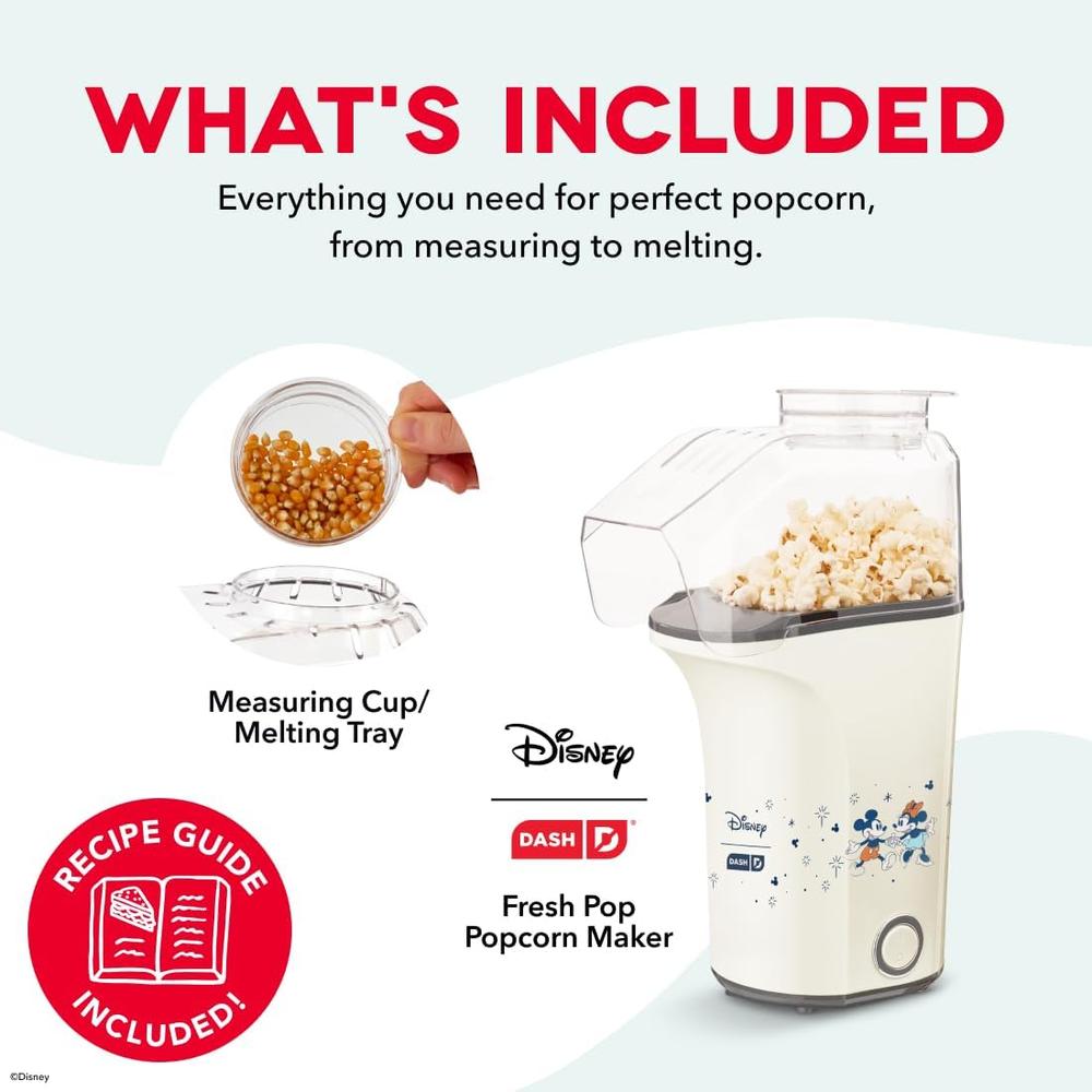 MÁQUINA DE PALOMITAS DISNEY DASH MICKEY Y MINNIE FRESH POP | 16 TAZAS - 5